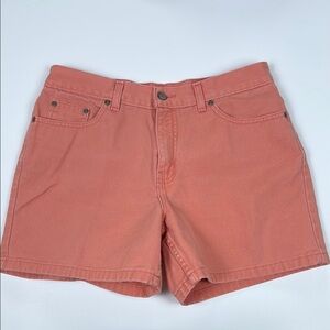 Faded Glory Peach denim shorts, Size 10